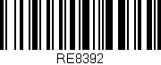 Código de barras (EAN, GTIN, SKU, ISBN): 'RE8392'