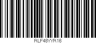 Código de barras (EAN, GTIN, SKU, ISBN): 'RLF48YYR16'