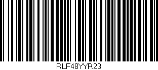 Código de barras (EAN, GTIN, SKU, ISBN): 'RLF48YYR23'