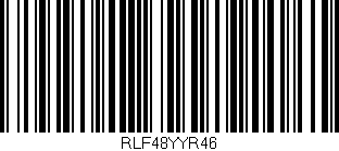 Código de barras (EAN, GTIN, SKU, ISBN): 'RLF48YYR46'