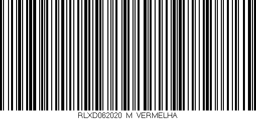 Código de barras (EAN, GTIN, SKU, ISBN): 'RLXD062020_M_VERMELHA'