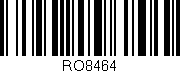 Código de barras (EAN, GTIN, SKU, ISBN): 'RO8464'