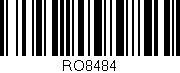 Código de barras (EAN, GTIN, SKU, ISBN): 'RO8484'