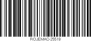 Código de barras (EAN, GTIN, SKU, ISBN): 'ROJEMAC-25519'