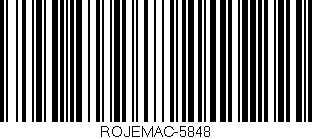 Código de barras (EAN, GTIN, SKU, ISBN): 'ROJEMAC-5848'