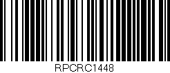Código de barras (EAN, GTIN, SKU, ISBN): 'RPCRC1448'