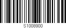 Código de barras (EAN, GTIN, SKU, ISBN): 'S1008900'