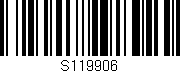 Código de barras (EAN, GTIN, SKU, ISBN): 'S119906'