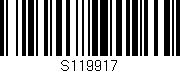 Código de barras (EAN, GTIN, SKU, ISBN): 'S119917'
