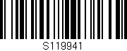 Código de barras (EAN, GTIN, SKU, ISBN): 'S119941'