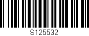 Código de barras (EAN, GTIN, SKU, ISBN): 'S125532'