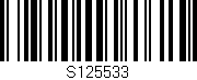 Código de barras (EAN, GTIN, SKU, ISBN): 'S125533'