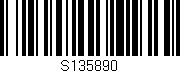 Código de barras (EAN, GTIN, SKU, ISBN): 'S135890'