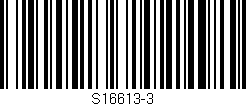 Código de barras (EAN, GTIN, SKU, ISBN): 'S16613-3'