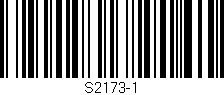 Código de barras (EAN, GTIN, SKU, ISBN): 'S2173-1'