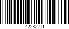 Código de barras (EAN, GTIN, SKU, ISBN): 'S2362201'