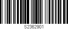 Código de barras (EAN, GTIN, SKU, ISBN): 'S2362901'