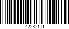 Código de barras (EAN, GTIN, SKU, ISBN): 'S2363101'