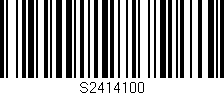 Código de barras (EAN, GTIN, SKU, ISBN): 'S2414100'