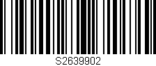 Código de barras (EAN, GTIN, SKU, ISBN): 'S2639902'