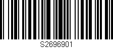 Código de barras (EAN, GTIN, SKU, ISBN): 'S2696901'