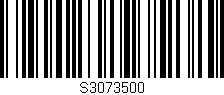 Código de barras (EAN, GTIN, SKU, ISBN): 'S3073500'