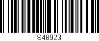 Código de barras (EAN, GTIN, SKU, ISBN): 'S48923'