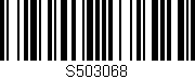 Código de barras (EAN, GTIN, SKU, ISBN): 'S503068'