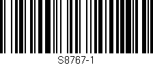 Código de barras (EAN, GTIN, SKU, ISBN): 'S8767-1'