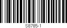 Código de barras (EAN, GTIN, SKU, ISBN): 'S8785-1'