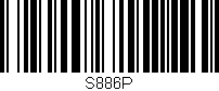 Código de barras (EAN, GTIN, SKU, ISBN): 'S886P'