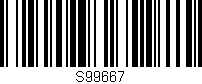 Código de barras (EAN, GTIN, SKU, ISBN): 'S99667'