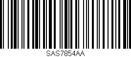 Código de barras (EAN, GTIN, SKU, ISBN): 'SAS7854AA'