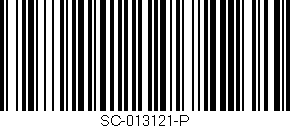 Código de barras (EAN, GTIN, SKU, ISBN): 'SC-013121-P'