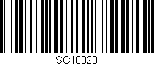 Código de barras (EAN, GTIN, SKU, ISBN): 'SC10320'