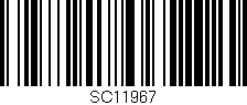 Código de barras (EAN, GTIN, SKU, ISBN): 'SC11967'