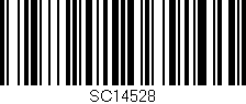 Código de barras (EAN, GTIN, SKU, ISBN): 'SC14528'