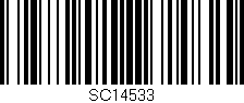 Código de barras (EAN, GTIN, SKU, ISBN): 'SC14533'