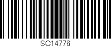 Código de barras (EAN, GTIN, SKU, ISBN): 'SC14776'