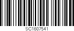 Código de barras (EAN, GTIN, SKU, ISBN): 'SC1607541'