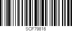 Código de barras (EAN, GTIN, SKU, ISBN): 'SCF79816'
