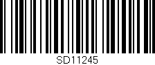 Código de barras (EAN, GTIN, SKU, ISBN): 'SD11245'