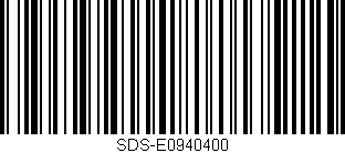 Código de barras (EAN, GTIN, SKU, ISBN): 'SDS-E0940400'
