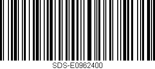 Código de barras (EAN, GTIN, SKU, ISBN): 'SDS-E0962400'