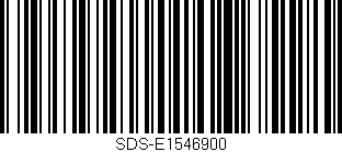 Código de barras (EAN, GTIN, SKU, ISBN): 'SDS-E1546900'
