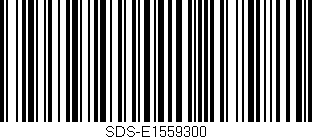Código de barras (EAN, GTIN, SKU, ISBN): 'SDS-E1559300'