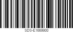Código de barras (EAN, GTIN, SKU, ISBN): 'SDS-E1669900'