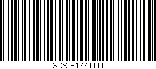 Código de barras (EAN, GTIN, SKU, ISBN): 'SDS-E1779000'