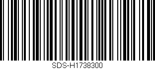 Código de barras (EAN, GTIN, SKU, ISBN): 'SDS-H1738300'