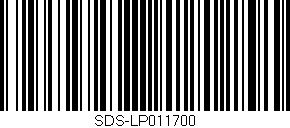 Código de barras (EAN, GTIN, SKU, ISBN): 'SDS-LP011700'